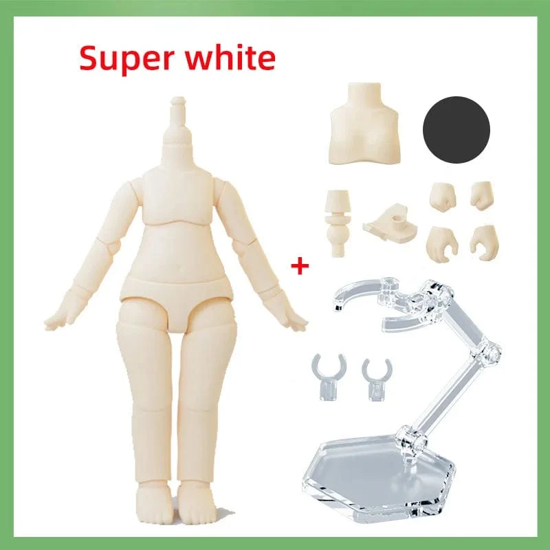 Ymy Gelenkpuppenkörper der zweiten Generation, Junge, Mädchen, Körper, Spielzeug, Ersatzgelenk, Handzubehör für Obitsu 11, Gsc-Kopf, Ob11,1/12Bjd