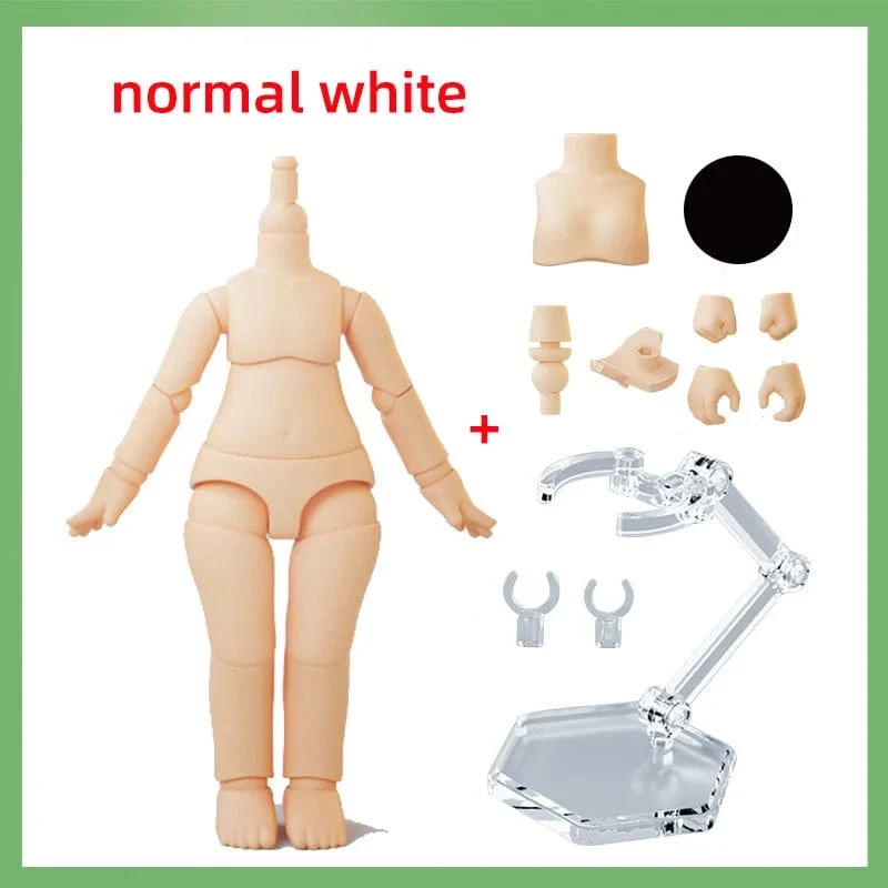 Ymy Gelenkpuppenkörper der zweiten Generation, Junge, Mädchen, Körper, Spielzeug, Ersatzgelenk, Handzubehör für Obitsu 11, Gsc-Kopf, Ob11,1/12Bjd