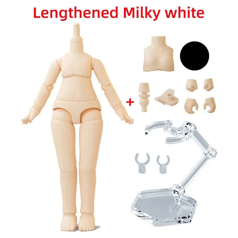 Ymy Gelenkpuppenkörper der zweiten Generation, Junge, Mädchen, Körper, Spielzeug, Ersatzgelenk, Handzubehör für Obitsu 11, Gsc-Kopf, Ob11,1/12Bjd