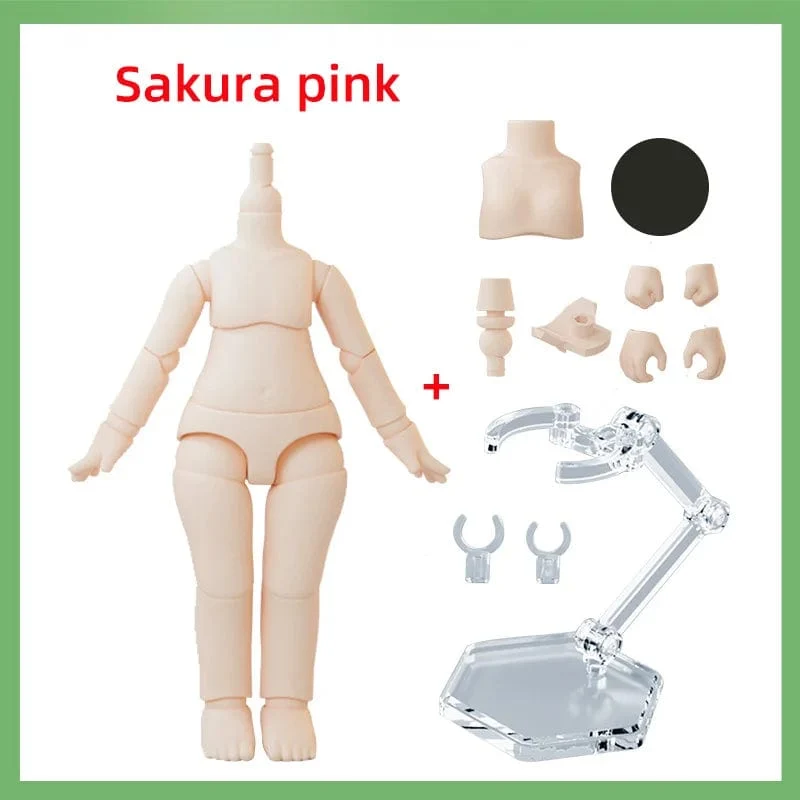 Ymy Gelenkpuppenkörper der zweiten Generation, Junge, Mädchen, Körper, Spielzeug, Ersatzgelenk, Handzubehör für Obitsu 11, Gsc-Kopf, Ob11,1/12Bjd