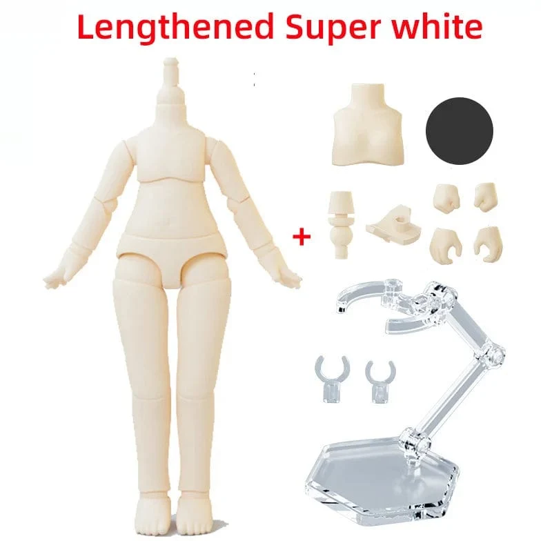 Ymy Gelenkpuppenkörper der zweiten Generation, Junge, Mädchen, Körper, Spielzeug, Ersatzgelenk, Handzubehör für Obitsu 11, Gsc-Kopf, Ob11,1/12Bjd
