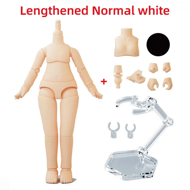 Ymy Gelenkpuppenkörper der zweiten Generation, Junge, Mädchen, Körper, Spielzeug, Ersatzgelenk, Handzubehör für Obitsu 11, Gsc-Kopf, Ob11,1/12Bjd
