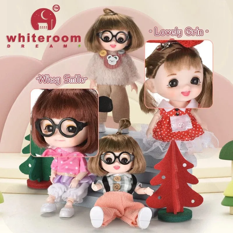 Puppe für Mädchen Babypuppe Spielzeug Kinder Kind Junge Spielzeug PC Liebhaber Weihnachtsgeschenk Komplettset Bjd 1/12 Minipuppen Babykleidung Anzieh