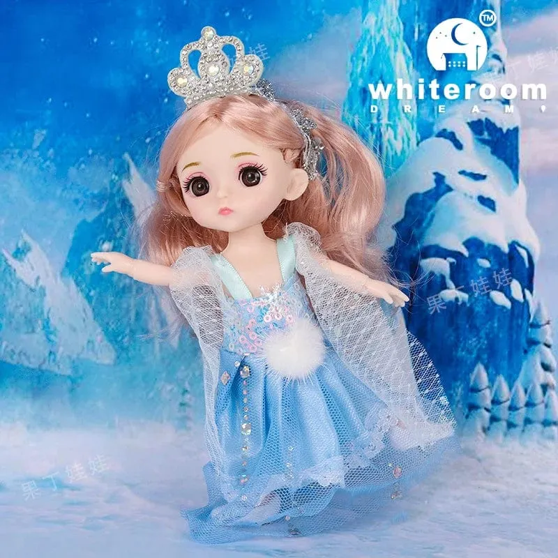 Puppe für Mädchen Babypuppe Spielzeug Kinder Kind Junge Spielzeug PC Liebhaber Weihnachtsgeschenk Komplettset Bjd 1/12 Minipuppen Babykleidung Anzieh