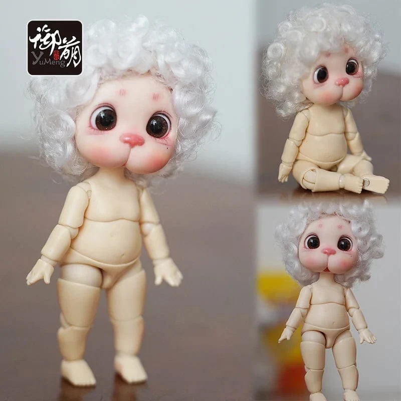 Bewegliches Gelenk Ymy Puppe Dicker Tierkörper Katzenfuß Tierschwanz Puppe Körperzubehör ersetzen Für Nendoroids, Ob11, Gsc, Obitsu 11