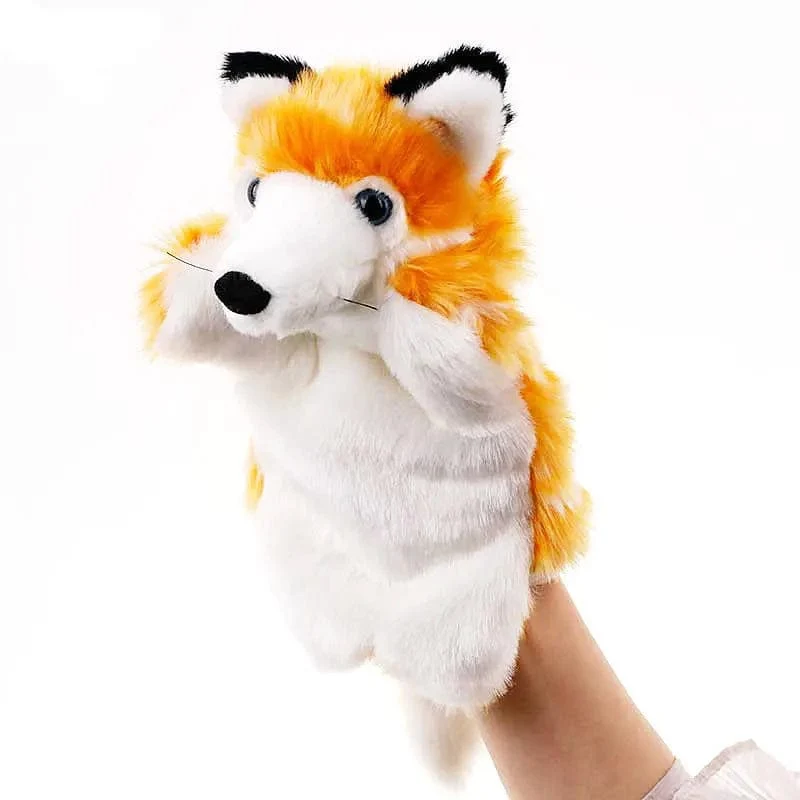 Tier-Handpuppe, Katzenpuppen, Plüsch-Handpuppe, Früherziehung, Lernspielzeug, Kinder, Marionetten, Puppen zum Geschichtenerzählen