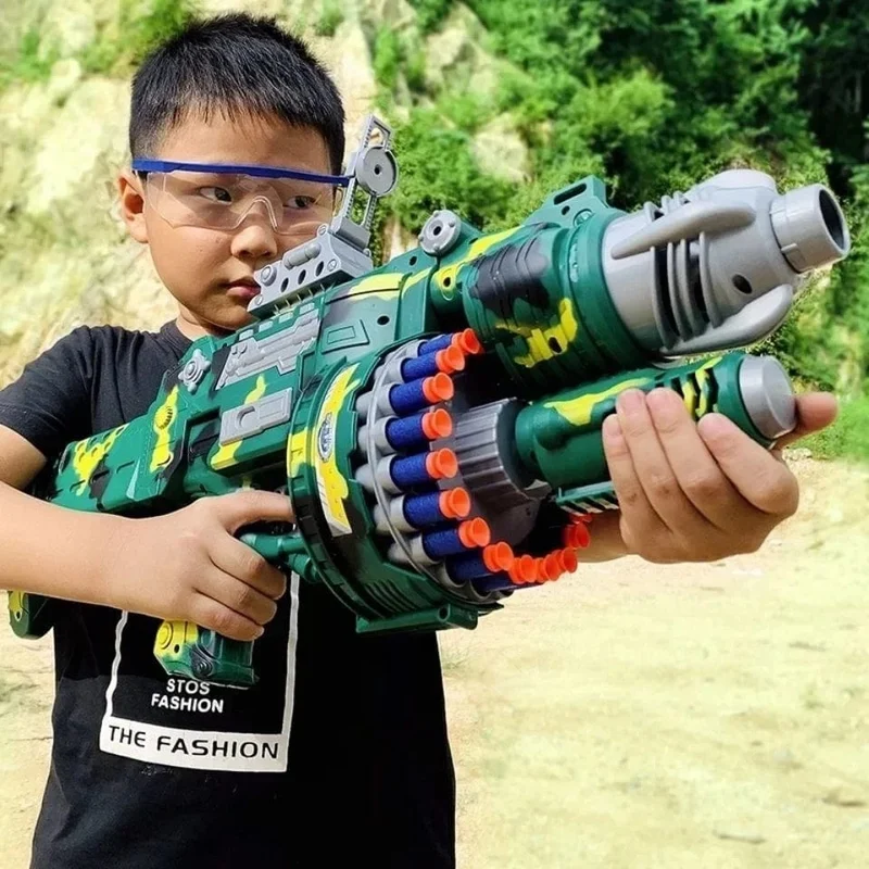 Spielzeug Coole Nerfs-Waffe Kinder Elektrische Dauerstart Elektrische Spielzeugwaffe BB-Waffe Militärische Schusswaffen Serie Soft Bullet Gun Sniper