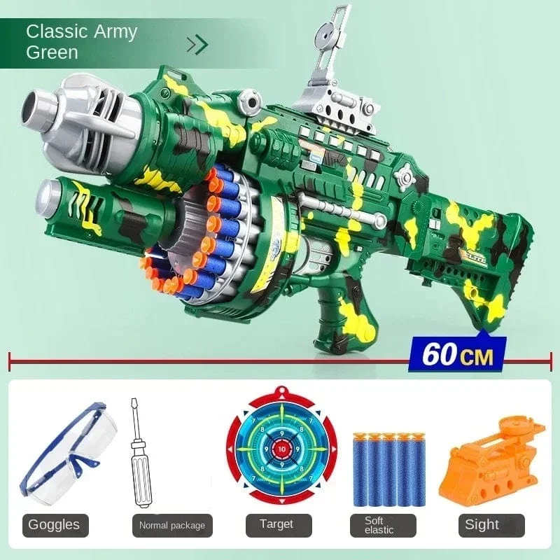 Spielzeug Coole Nerfs-Waffe Kinder Elektrische Dauerstart Elektrische Spielzeugwaffe BB-Waffe Militärische Schusswaffen Serie Soft Bullet Gun Sniper