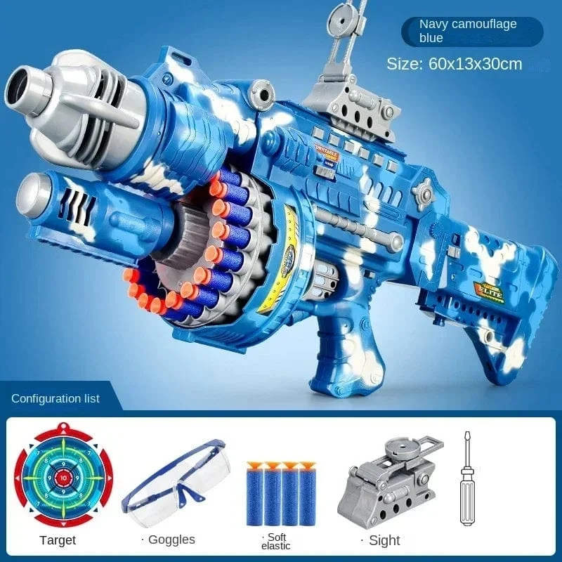 Spielzeug Coole Nerfs-Waffe Kinder Elektrische Dauerstart Elektrische Spielzeugwaffe BB-Waffe Militärische Schusswaffen Serie Soft Bullet Gun Sniper