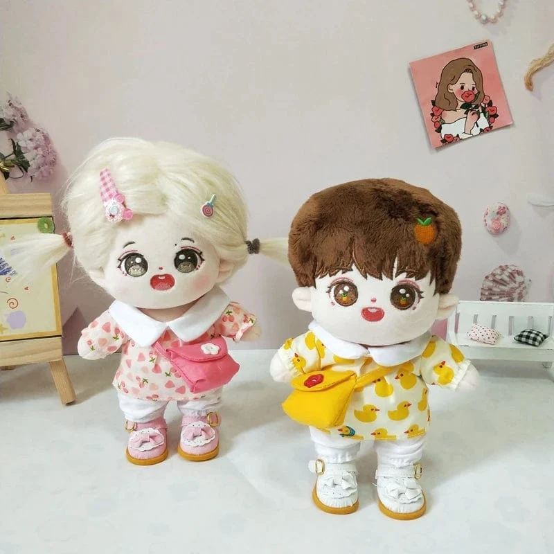 Puppenkleidung für 20 cm Idol-Puppe, Outfit, Zubehör, Dienstmädchen-Rock, Hochzeitskleid, Kapuzenpullover für Korea Kpop EXO Super Star Puppen, Spielzeug, Geschenk