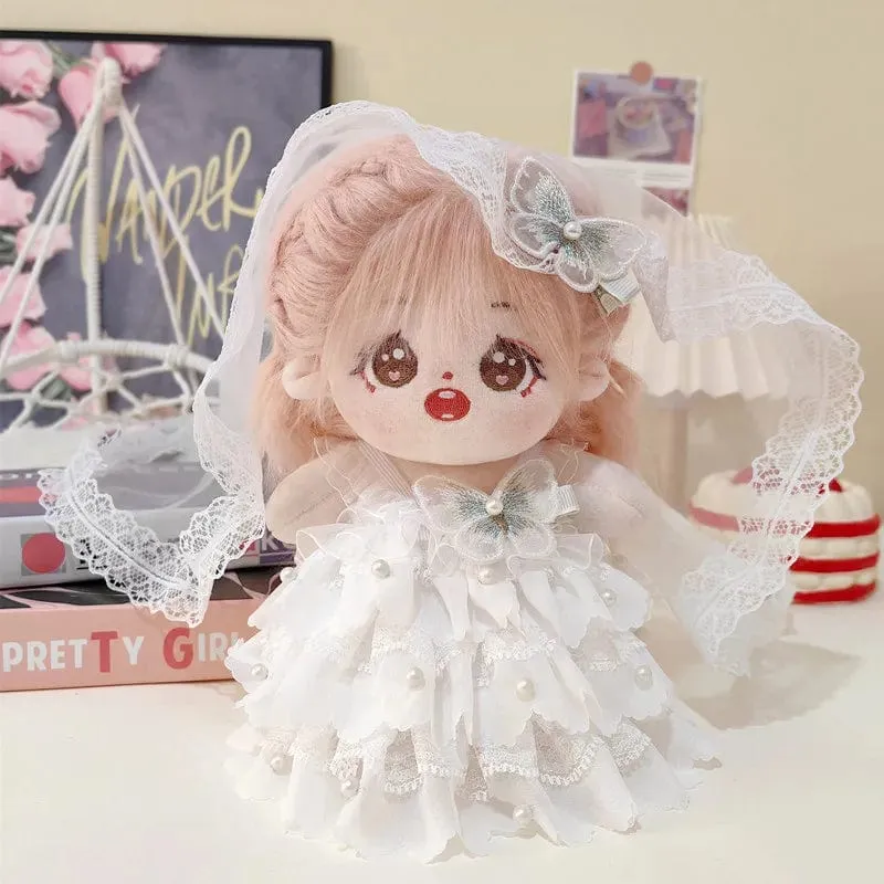Puppenkleidung für 20 cm Idol-Puppe, Outfit, Zubehör, Dienstmädchen-Rock, Hochzeitskleid, Kapuzenpullover für Korea Kpop EXO Super Star Puppen, Spielzeug, Geschenk