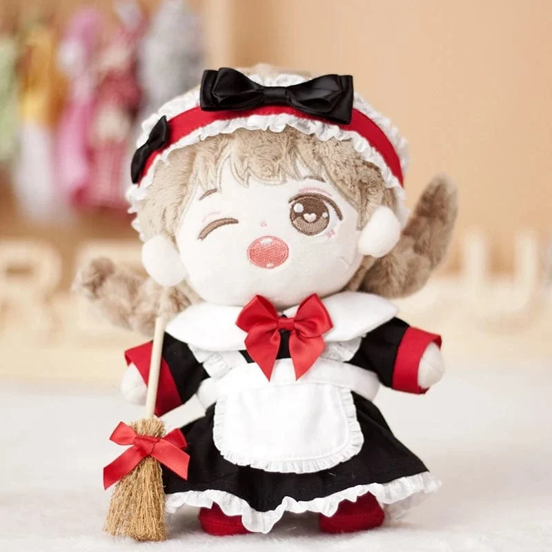 Puppenkleidung für 20 cm Idol-Puppe, Outfit, Zubehör, Dienstmädchen-Rock, Hochzeitskleid, Kapuzenpullover für Korea Kpop EXO Super Star Puppen, Spielzeug, Geschenk
