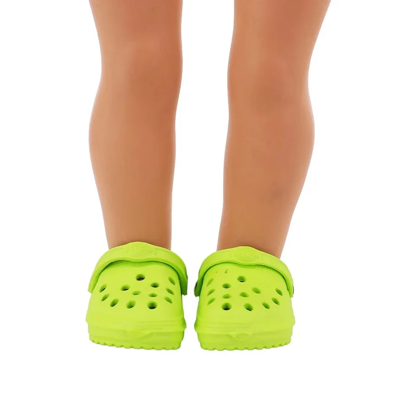 7 CM Puppe Schuhe Sandale Für 43 CM Geboren Baby Puppe Kleidung Zubehör 18 Zoll Amerikanische Puppe Mädchen Spielzeug unserer Generation Geschenk