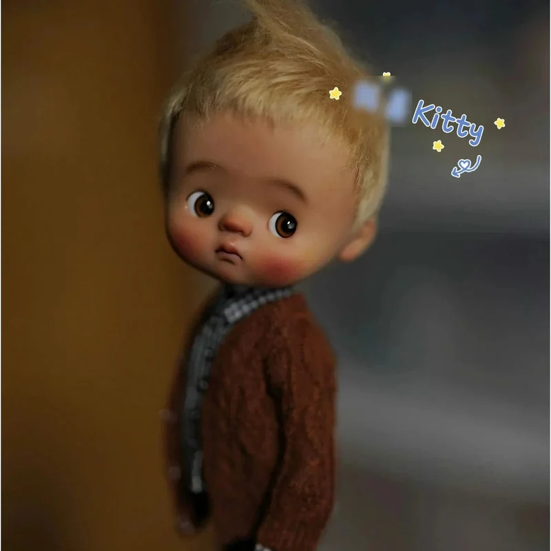 Welpe KittyQ QBaby BJD Puppe 1/6 süße Ausdruckspuppe Fullset Anime Blythe Geschenk für Mädchen