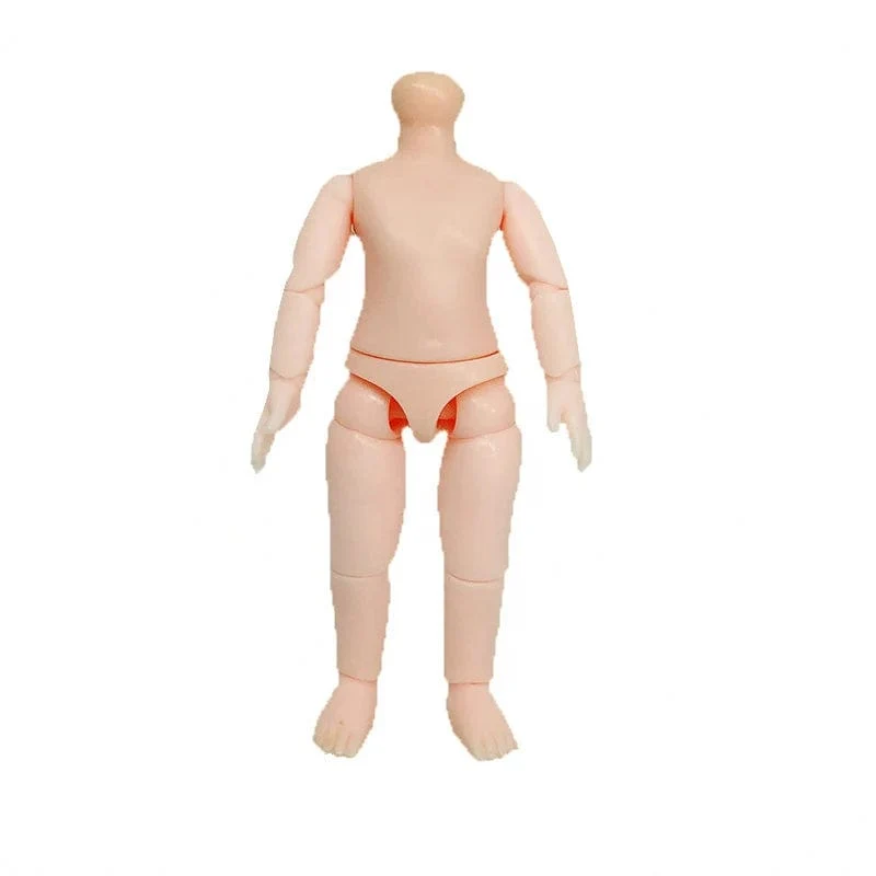 2 Stücke 9.5 cm Höhe Puppenkörper 1/12 Bjd Multi Gelenke Bewegliche Puppenkörper Mädchen Diy Dress Up Spielzeug Zubehör