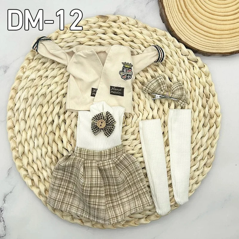 12 zoll 30 cm Prinzessin BJD Puppe Vollen Satz Kleidung Mädchen Geschenk Spielzeug Mit Rock Hut Kopfschmuck Mädchen Kleid Up DIY Spielzeug