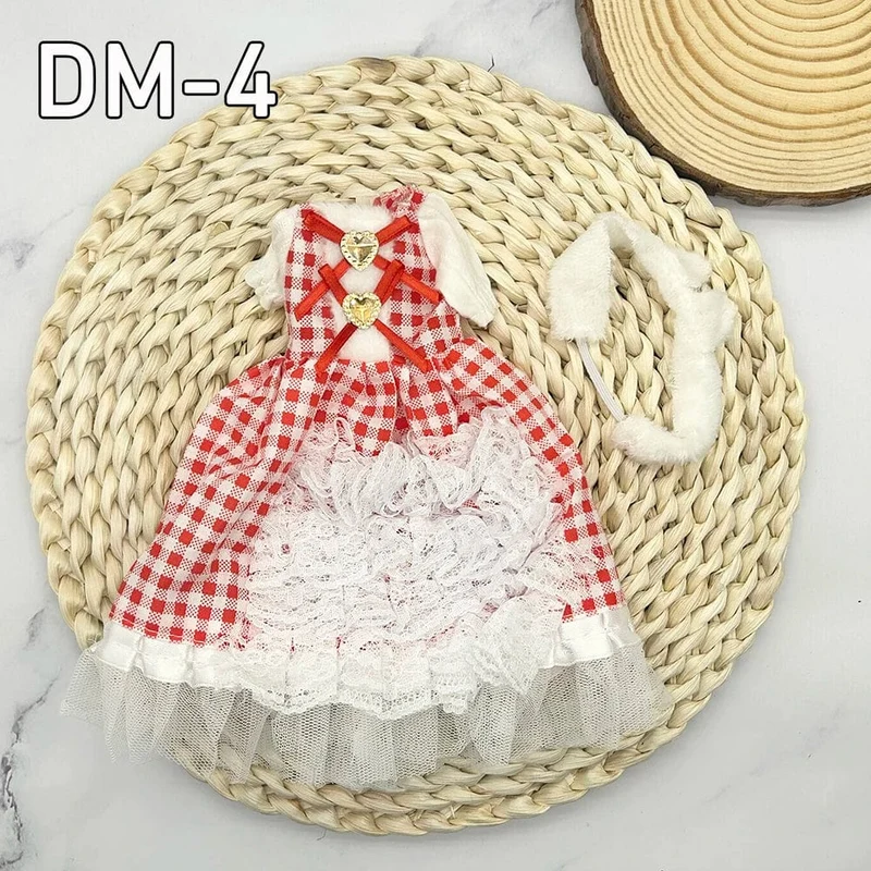 12 zoll 30 cm Prinzessin BJD Puppe Vollen Satz Kleidung Mädchen Geschenk Spielzeug Mit Rock Hut Kopfschmuck Mädchen Kleid Up DIY Spielzeug