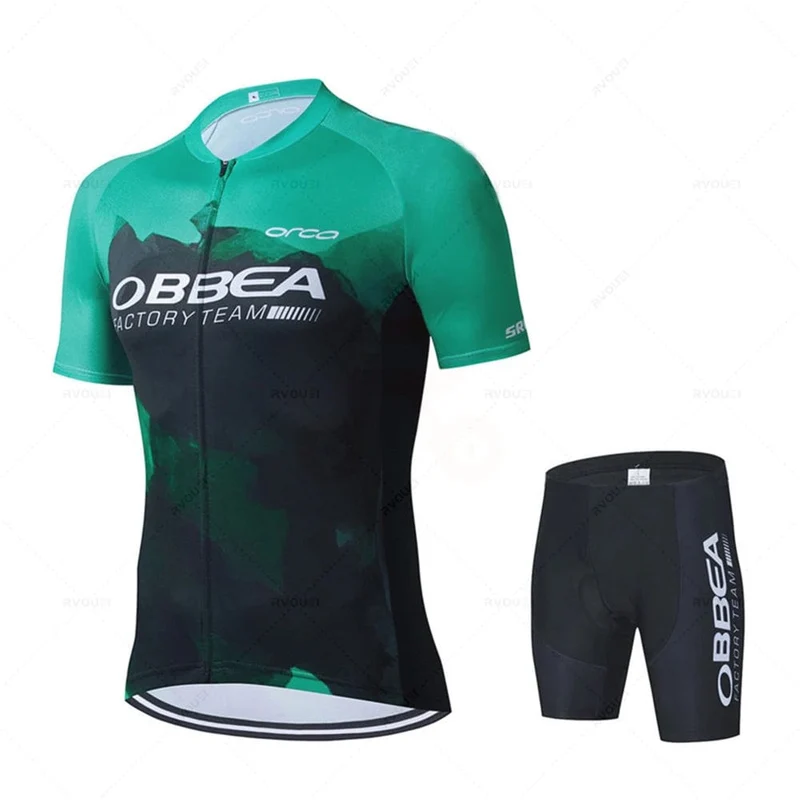 Radtrikot-Set New Pro Team Herren Hiru Radsportbekleidung Rennrad Shirts Anzug Fahrrad Trägerhose MTB Wear Bicicleta Maillot