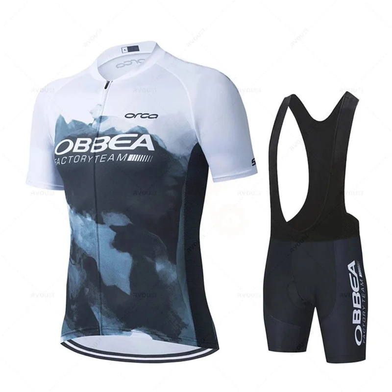 Radtrikot-Set New Pro Team Herren Hiru Radsportbekleidung Rennrad Shirts Anzug Fahrrad Trägerhose MTB Wear Bicicleta Maillot