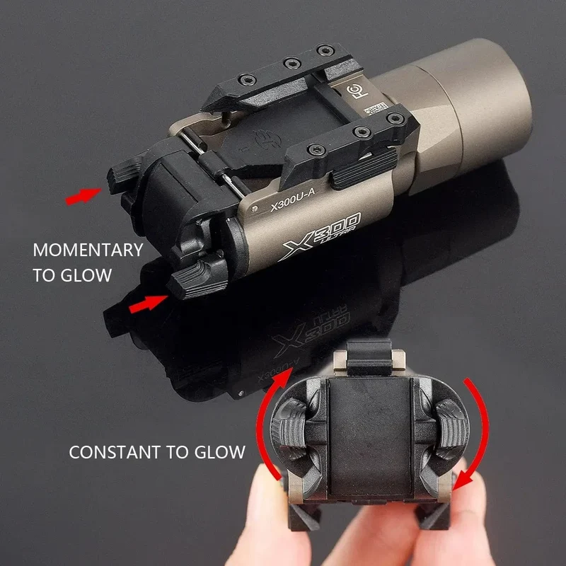 Taktische Surefir X300 X300U X300UH-B XH35 Pistole X300V Scout Licht Waffe Gun Licht Lanterna Gewehr Strobe Taschenlampe Jagd