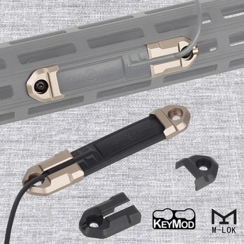 Surefire M600 M300 Scout Licht Taschenlampe Fernbedienung Band Druck Pad Schalter Mlok Keymod 20mm Schiene Montage Platten Zubehör