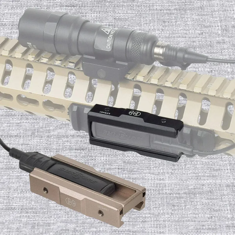Surefire M600 M300 Scout Licht Taschenlampe Fernbedienung Band Druck Pad Schalter Mlok Keymod 20mm Schiene Montage Platten Zubehör