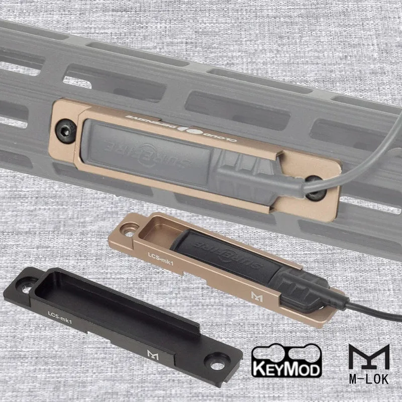 Surefire M600 M300 Scout Licht Taschenlampe Fernbedienung Band Druck Pad Schalter Mlok Keymod 20mm Schiene Montage Platten Zubehör