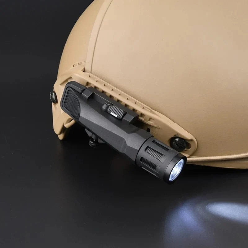 WML Lange taktische Taschenlampe, Jagd, Scout, Pistole, Gewehr, Gewehr, Zubehör, konstant an/momentan an/Stroboskop, passend für 20 mm Picatinny-Schiene