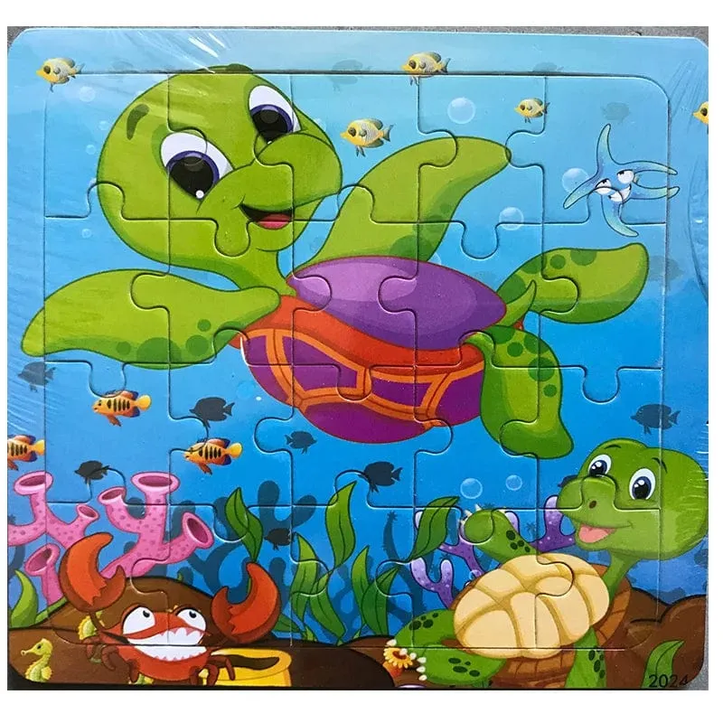 Neue 20 Stück Montessori 3d Puzzle Cartoon Tier Fahrzeug Jigsaw Holz Puzzle Spiel Frühen Lernen Pädagogisches Spielzeug Für Kinder