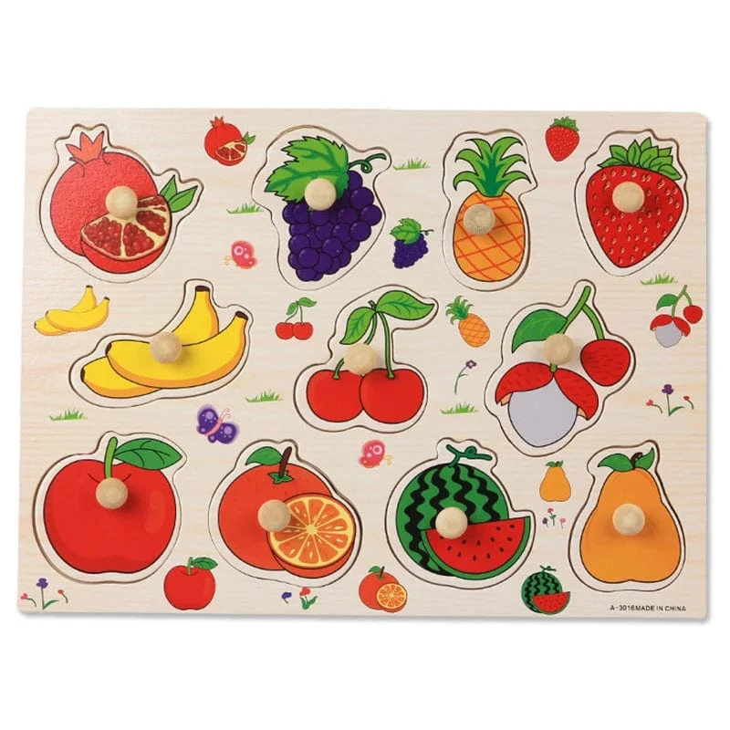 Montessori Baby Puzzle Lernspielzeug für Kinder Baby Spiel Puzzle Brett Puzzle Kind Puzzle Holzpuzzle für Kinder 2 3 Jahre