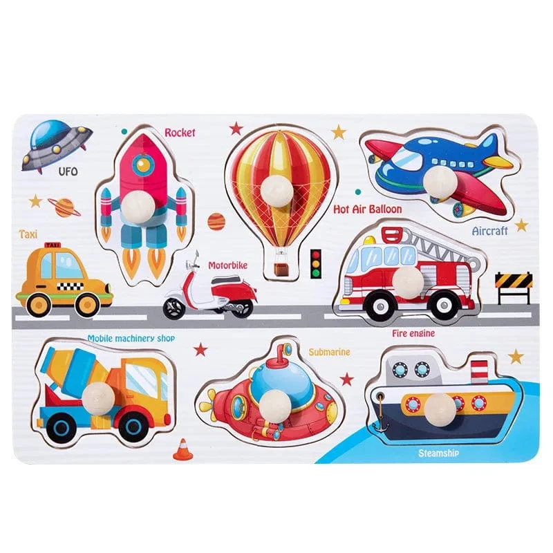 Montessori Baby Puzzle Lernspielzeug für Kinder Baby Spiel Puzzle Brett Puzzle Kind Puzzle Holzpuzzle für Kinder 2 3 Jahre