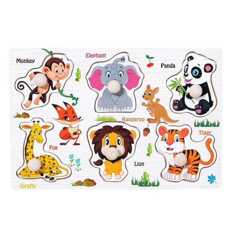 Montessori Baby Puzzle Lernspielzeug für Kinder Baby Spiel Puzzle Brett Puzzle Kind Puzzle Holzpuzzle für Kinder 2 3 Jahre