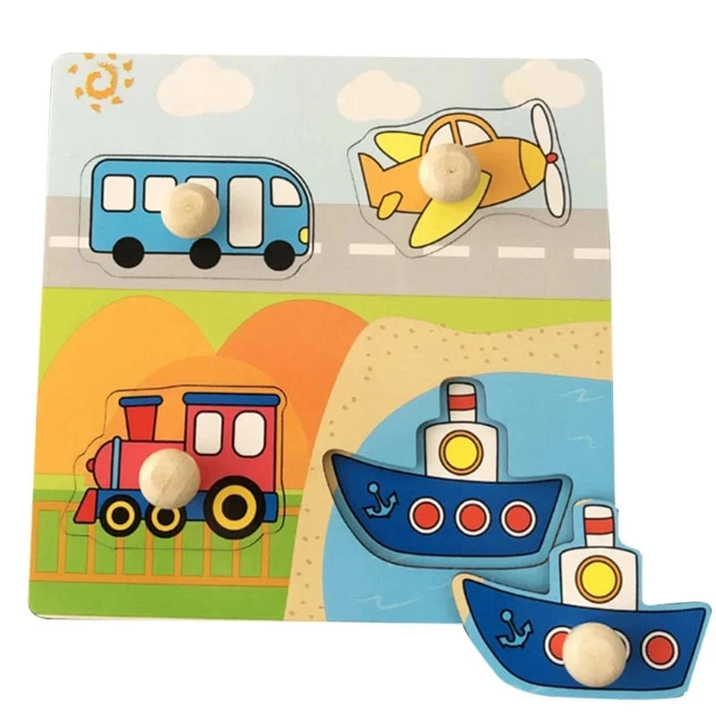 Montessori Baby Puzzle Lernspielzeug für Kinder Baby Spiel Puzzle Brett Puzzle Kind Puzzle Holzpuzzle für Kinder 2 3 Jahre
