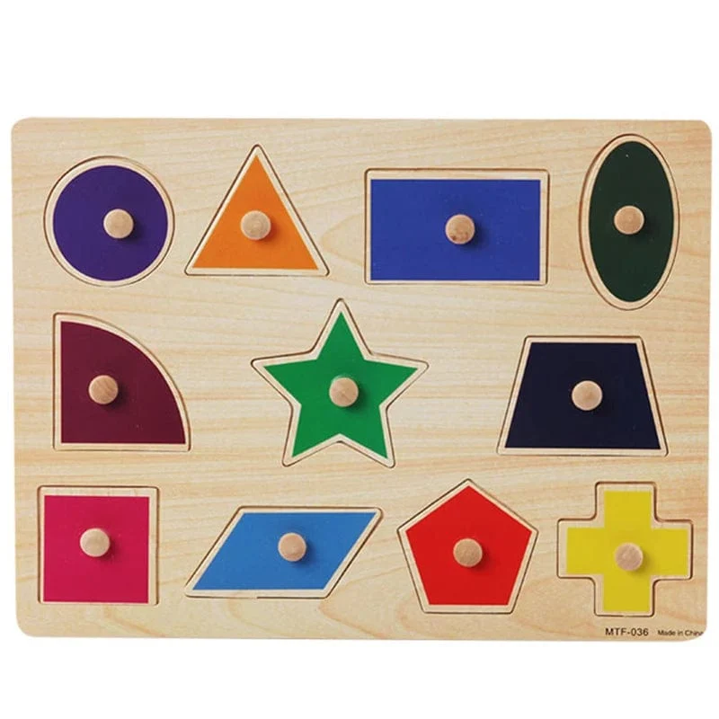 Montessori Baby Puzzle Lernspielzeug für Kinder Baby Spiel Puzzle Brett Puzzle Kind Puzzle Holzpuzzle für Kinder 2 3 Jahre