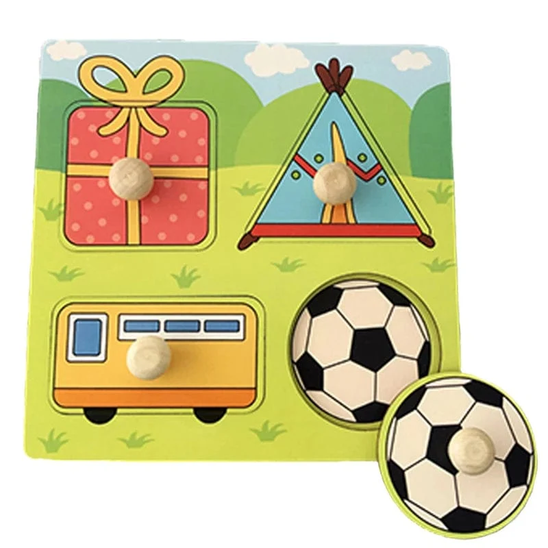 Montessori Baby Puzzle Lernspielzeug für Kinder Baby Spiel Puzzle Brett Puzzle Kind Puzzle Holzpuzzle für Kinder 2 3 Jahre