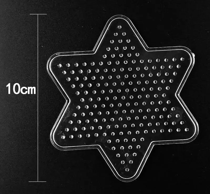 5mm Hama Perlen Pegboard Vorlage Spielzeug DIY Bügelwerkzeug PUPUKOU Perlen Pädagogisches Tangram Puzzle Eisenperlen