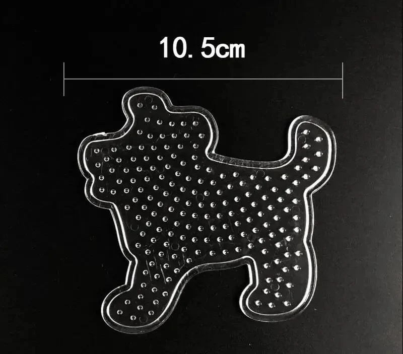 5mm Hama Perlen Pegboard Vorlage Spielzeug DIY Bügelwerkzeug PUPUKOU Perlen Pädagogisches Tangram Puzzle Eisenperlen