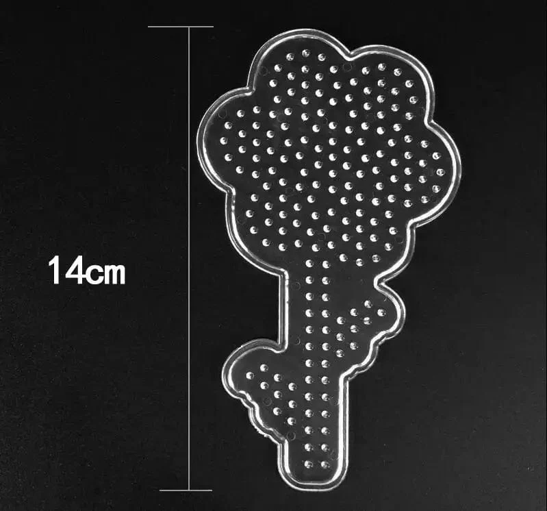 5mm Hama Perlen Pegboard Vorlage Spielzeug DIY Bügelwerkzeug PUPUKOU Perlen Pädagogisches Tangram Puzzle Eisenperlen