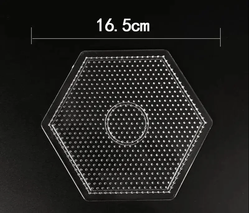 5mm Hama Perlen Pegboard Vorlage Spielzeug DIY Bügelwerkzeug PUPUKOU Perlen Pädagogisches Tangram Puzzle Eisenperlen