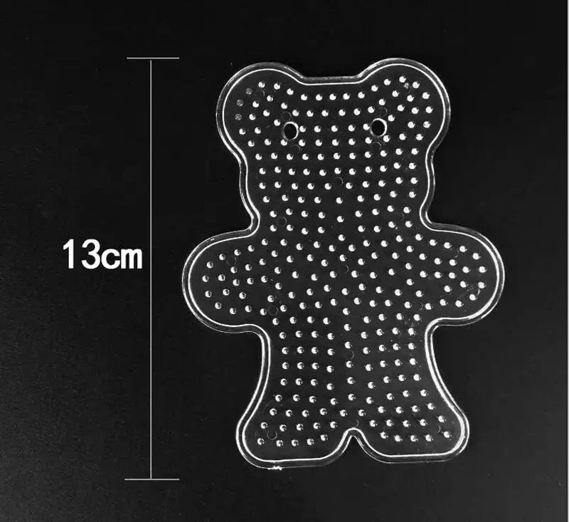 5mm Hama Perlen Pegboard Vorlage Spielzeug DIY Bügelwerkzeug PUPUKOU Perlen Pädagogisches Tangram Puzzle Eisenperlen