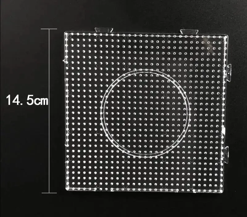 5mm Hama Perlen Pegboard Vorlage Spielzeug DIY Bügelwerkzeug PUPUKOU Perlen Pädagogisches Tangram Puzzle Eisenperlen