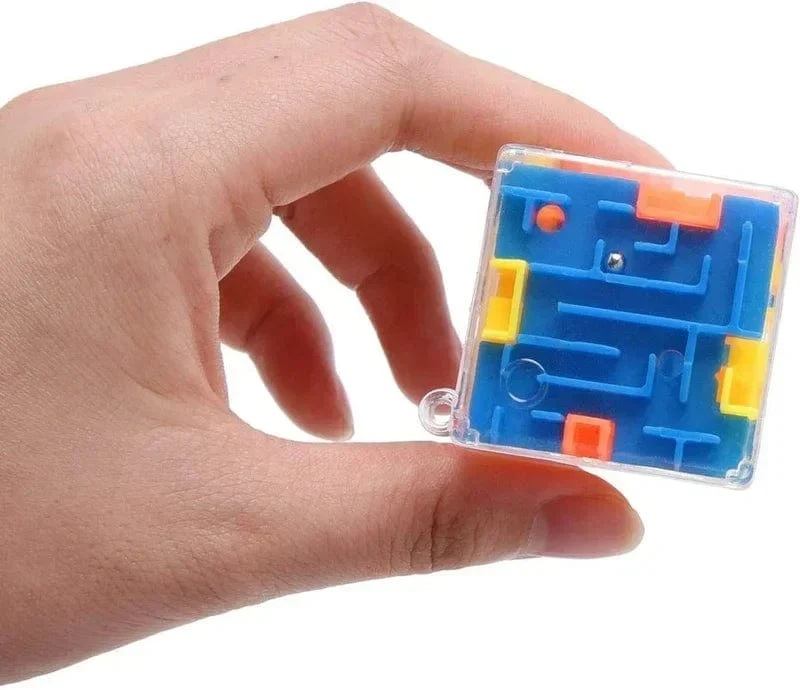 3D Labyrinth Zauberwürfel Sechs-seitige Transparent Puzzle Geschwindigkeit Cube Rolling Ball Magische Würfel Labyrinth Spielzeug Für Kinder Stress abbau Spielzeug