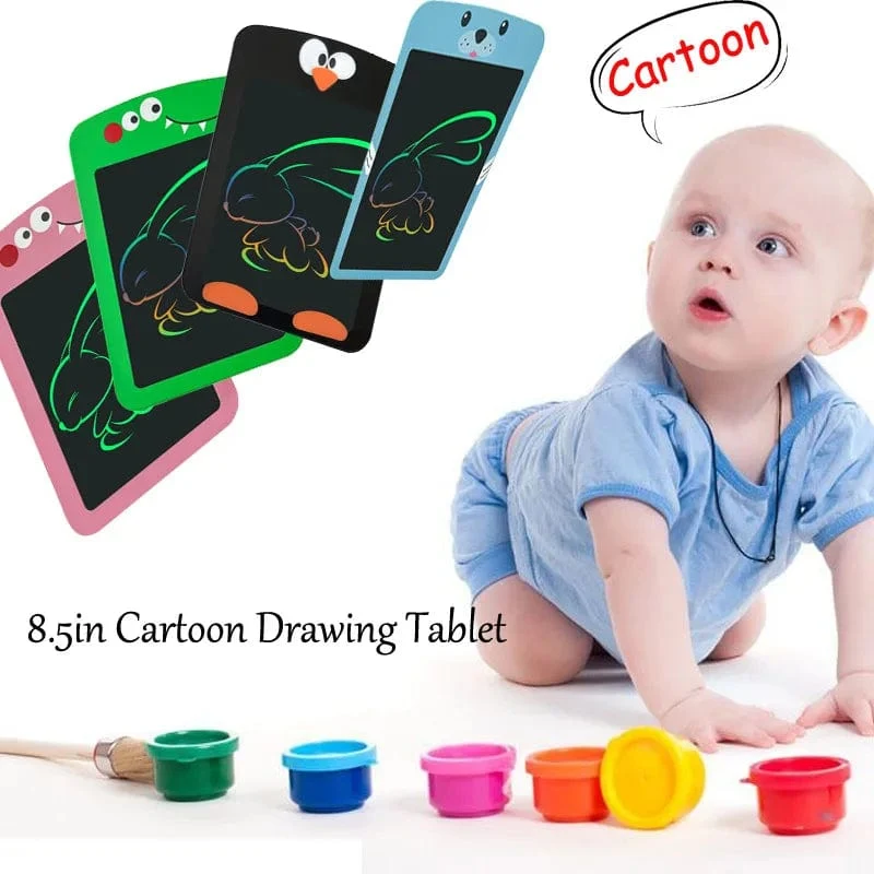 8.5 Zoll Cartoon LCD Schreibtafel Zeichenbrett Kinder Graffiti Skizzenblock Spielzeug Handschrift Tafel Magisches Zeichenbrett Spielzeug Geschenk