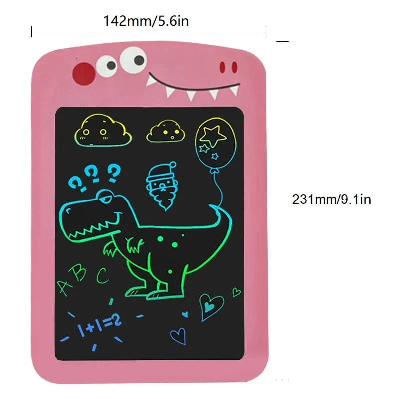 8.5 Zoll Cartoon LCD Schreibtafel Zeichenbrett Kinder Graffiti Skizzenblock Spielzeug Handschrift Tafel Magisches Zeichenbrett Spielzeug Geschenk