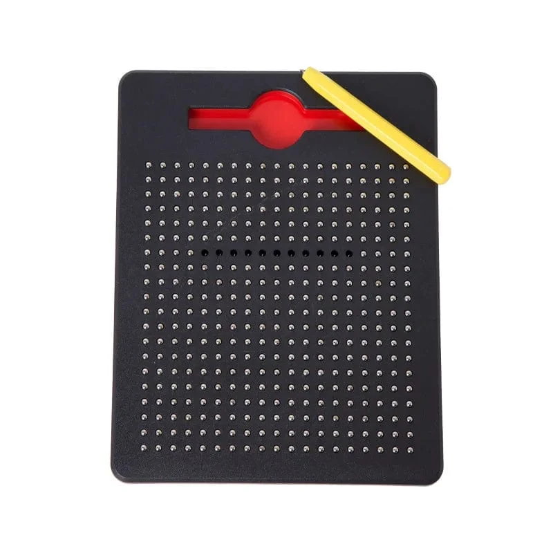Magnetisches Tablet, Magnetpad, Zeichenbrett, Stahlperlen, Eingabestift, Perlen, Lernen, pädagogisches Schreibspielzeug, Kindergeburtstagsgeschenke