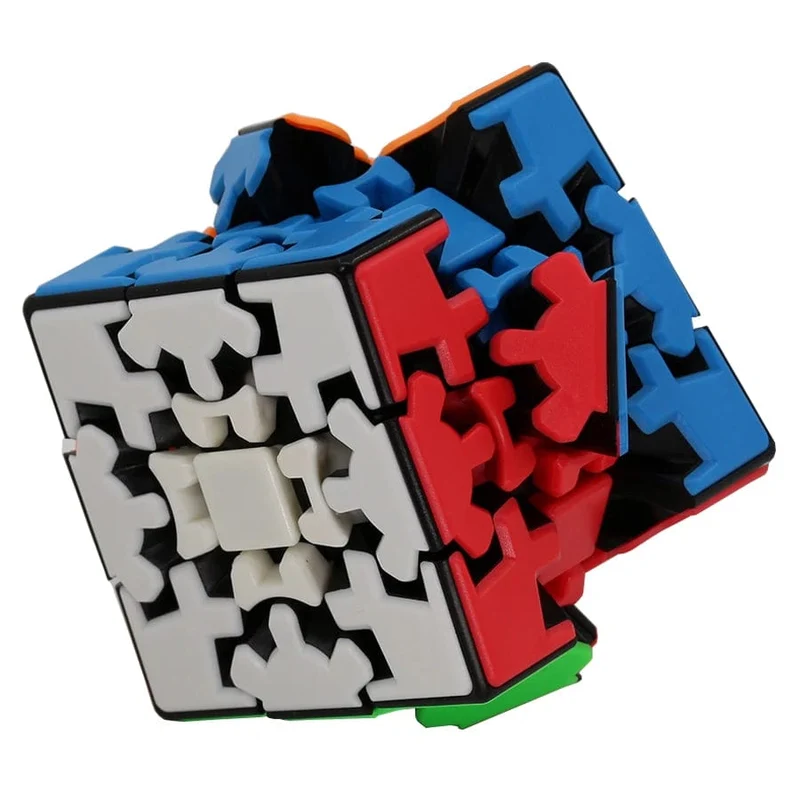 Ziicube Magic Gear Cube 3x3 3x3x3 Würfel Cubo Mágico Profissional Gearwheel Magico Puzzle mit Twist Game Gifts