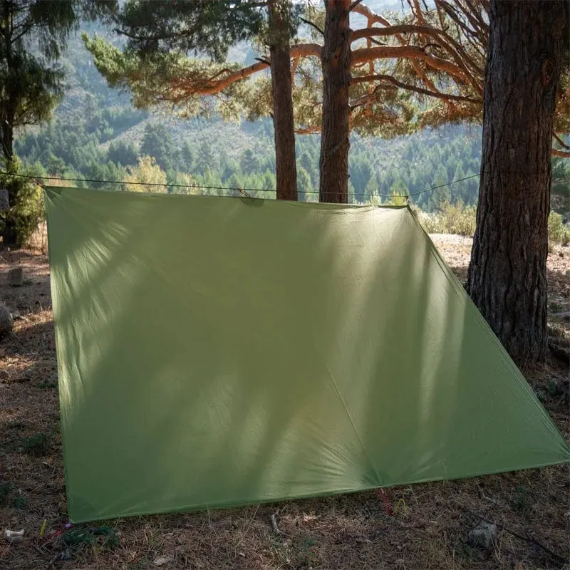 FLAME'S CREED Ultraleicht Plane Leichte MINI Sonnenschutz Camping Matte Zelt Footprint 15D Nylon Silikon 160g Tenda Para Carro