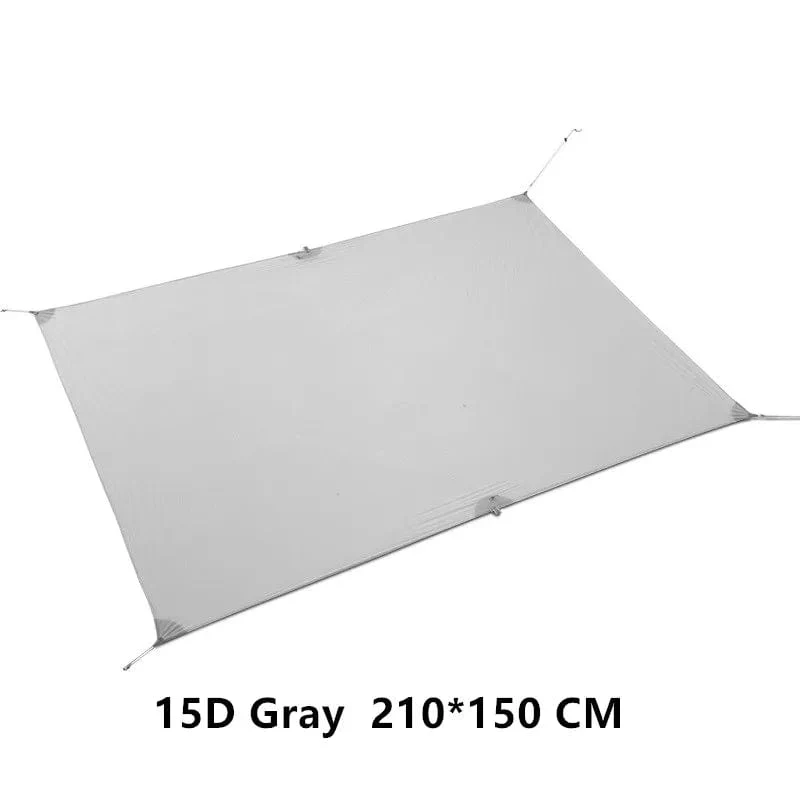 FLAME'S CREED Ultraleicht Plane Leichte MINI Sonnenschutz Camping Matte Zelt Footprint 15D Nylon Silikon 160g Tenda Para Carro