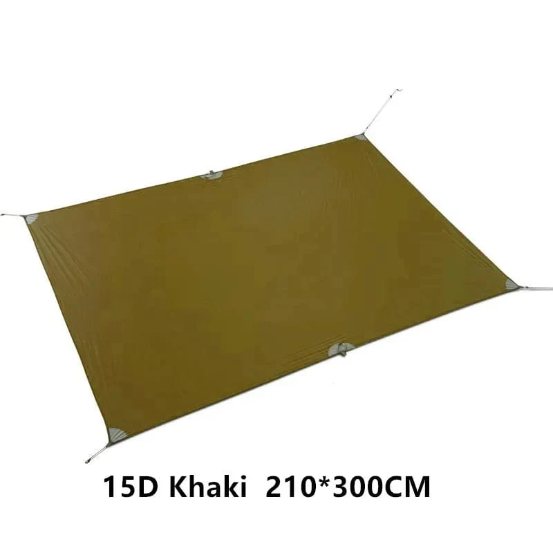 FLAME'S CREED Ultraleicht Plane Leichte MINI Sonnenschutz Camping Matte Zelt Footprint 15D Nylon Silikon 160g Tenda Para Carro
