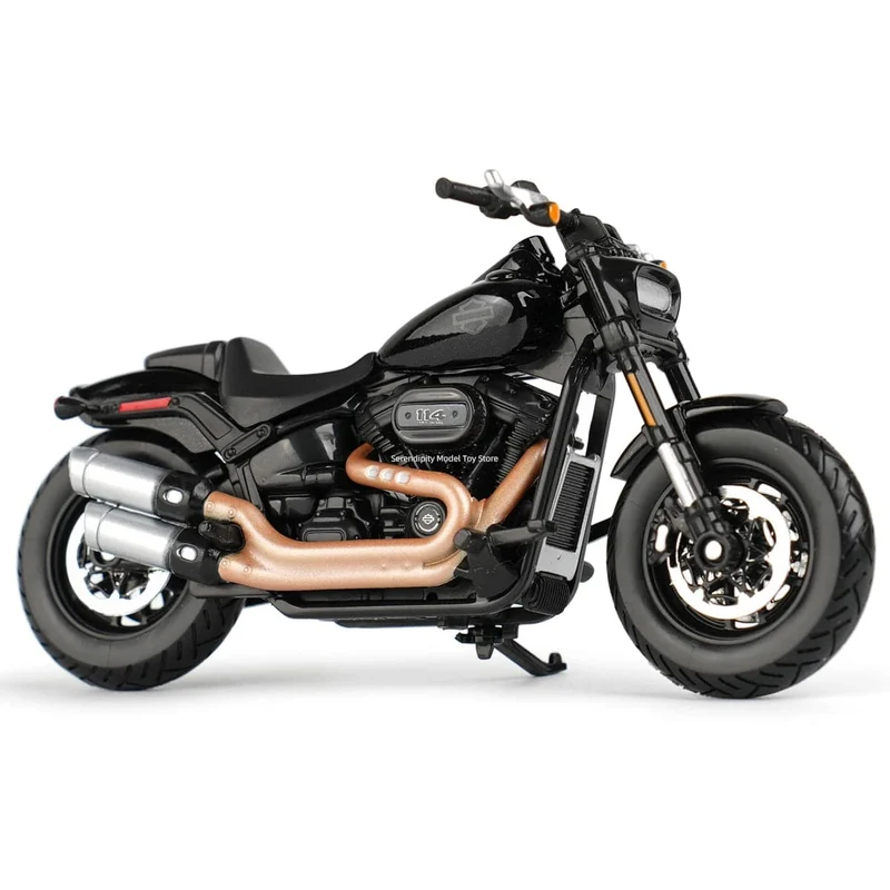 Maisto 1:18 Harley Davidson 2022 Fat Bob 114 Druckgussfahrzeuge Sammlerstücke Hobbies Motorrad Modell Spielzeug